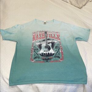 Altar'd State Nashville Graphic Tee - Teal